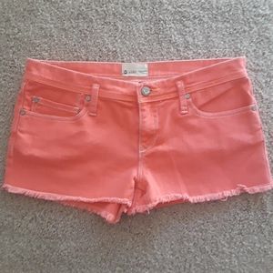 Roxy Denim Coral Frayed Shorts